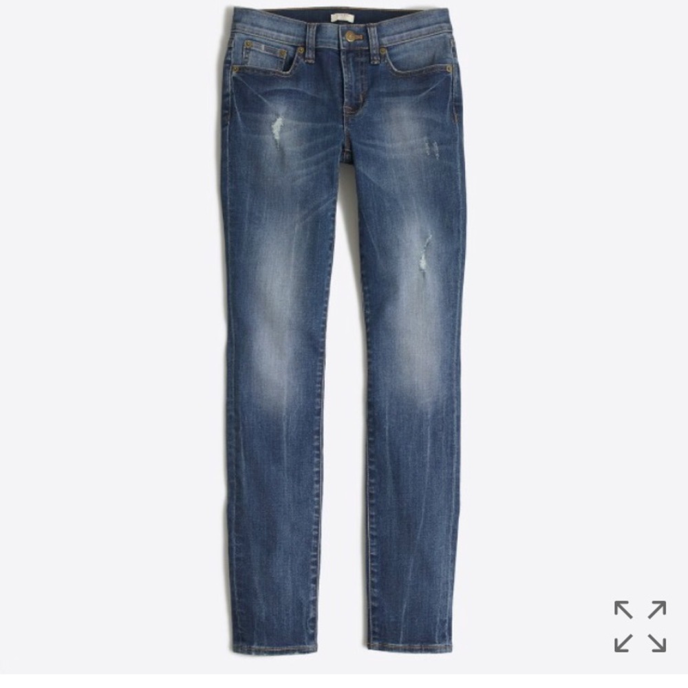 J. Crew Factory Distressed Skinny Jeans